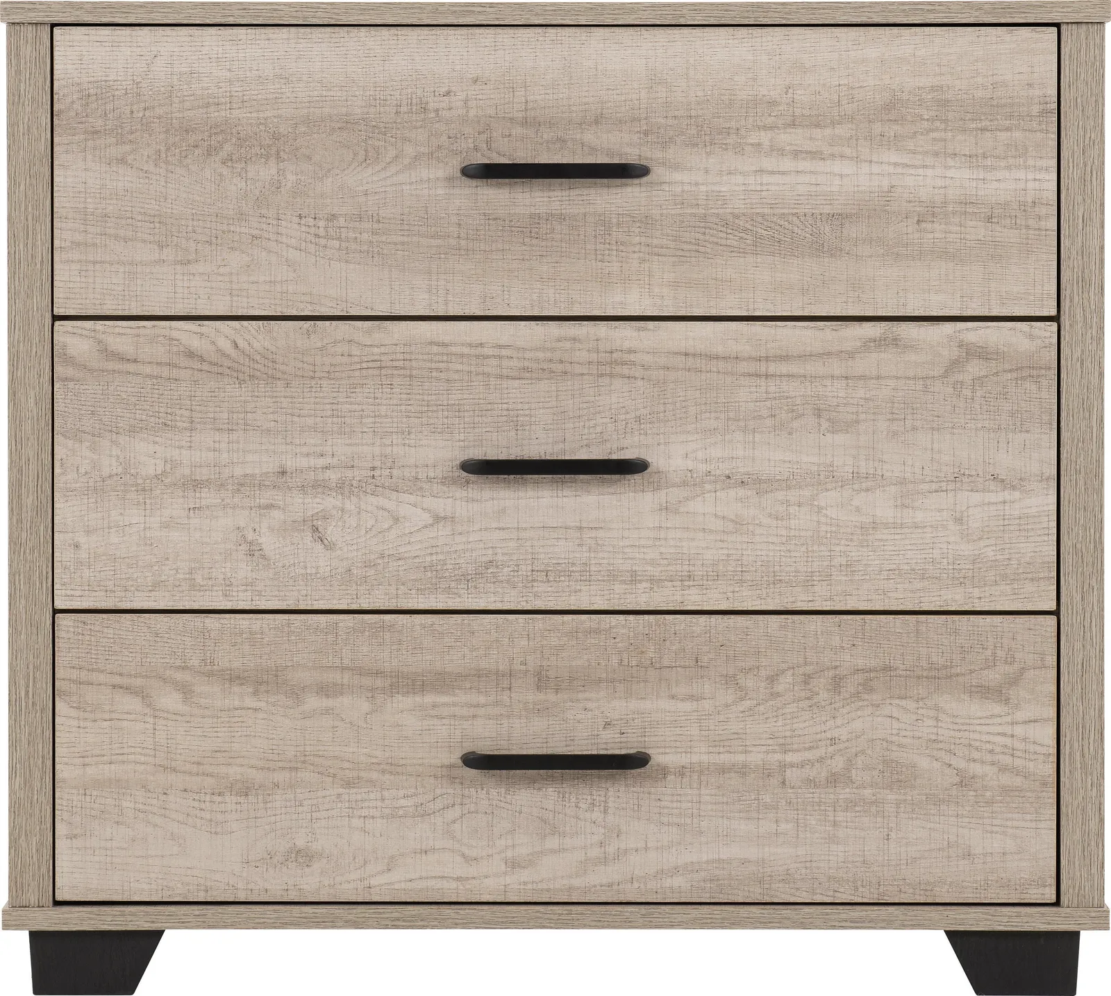 Seconique Oliver 3 Drawer Chest in Light Oak 4