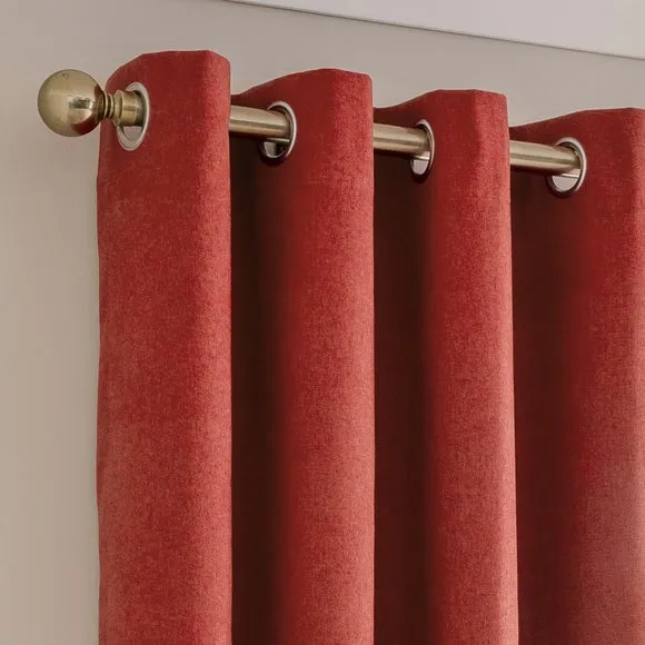 Luna Brushed Eyelet Curtains (Blackout Available) 1