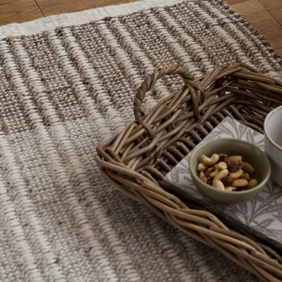 Rowen Striped Wool Rug 6