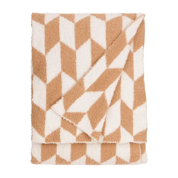 Furn. Olsen Geometric Throw Blanket 130cm x 180cm 3