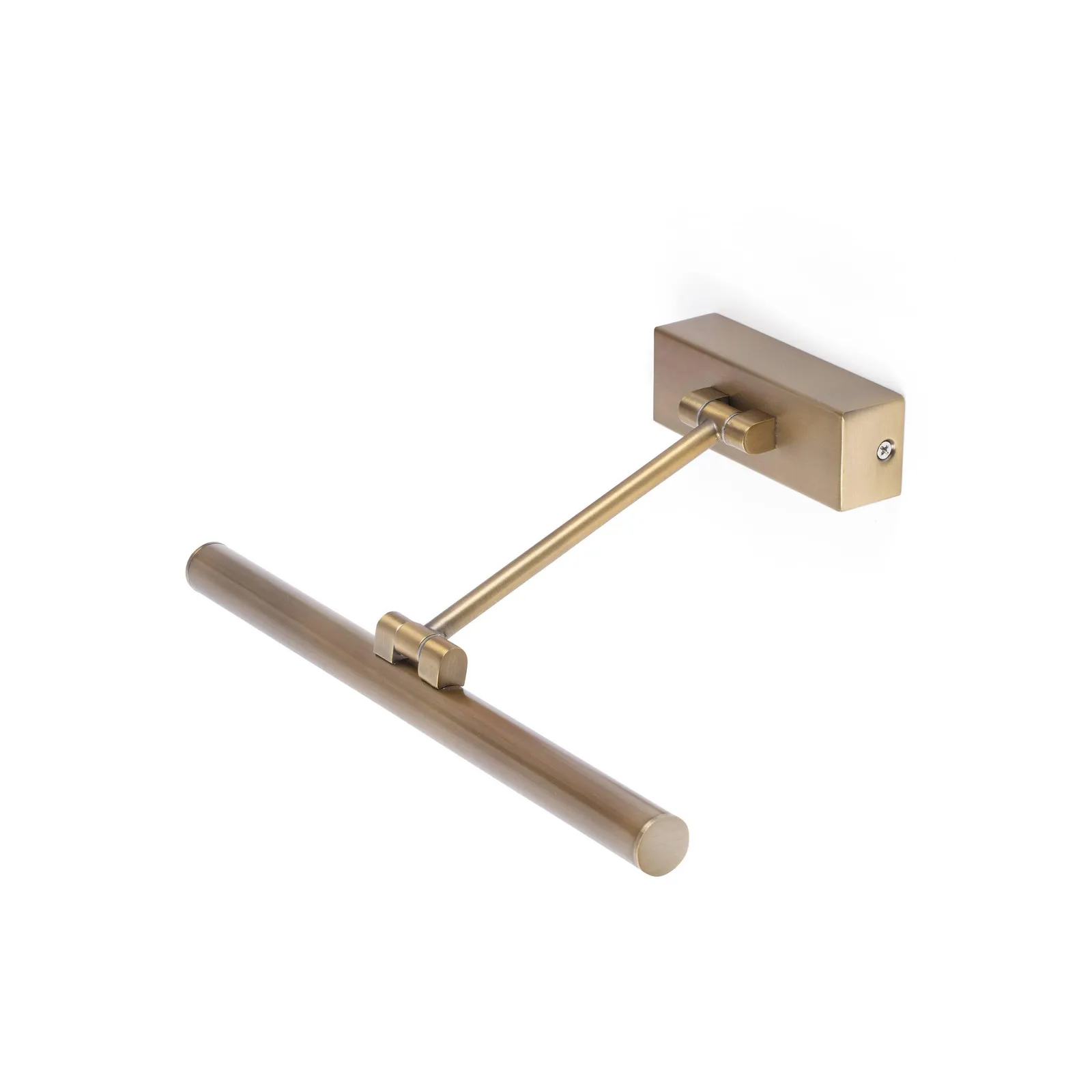 Netlighting Magritte LED Anitque Brass Picture Wall Light 6W in Yellow