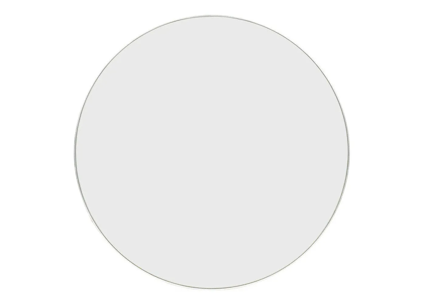 Heal's Fine Edge Mirror Round 35cm Silver