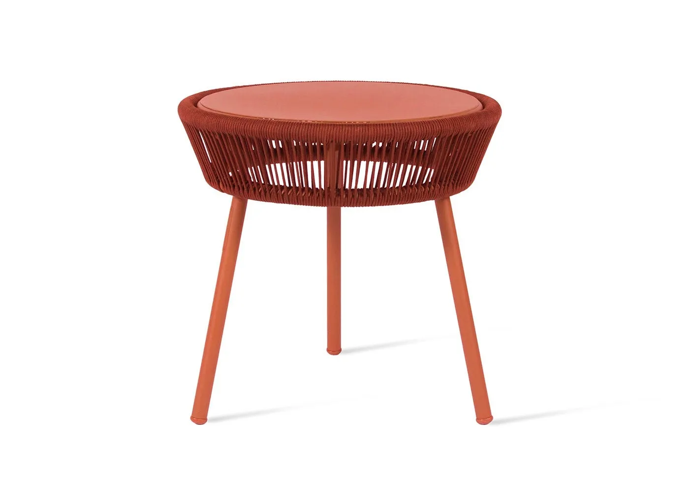 Vincent Sheppard Loop Outdoor Side Table Terracotta 1