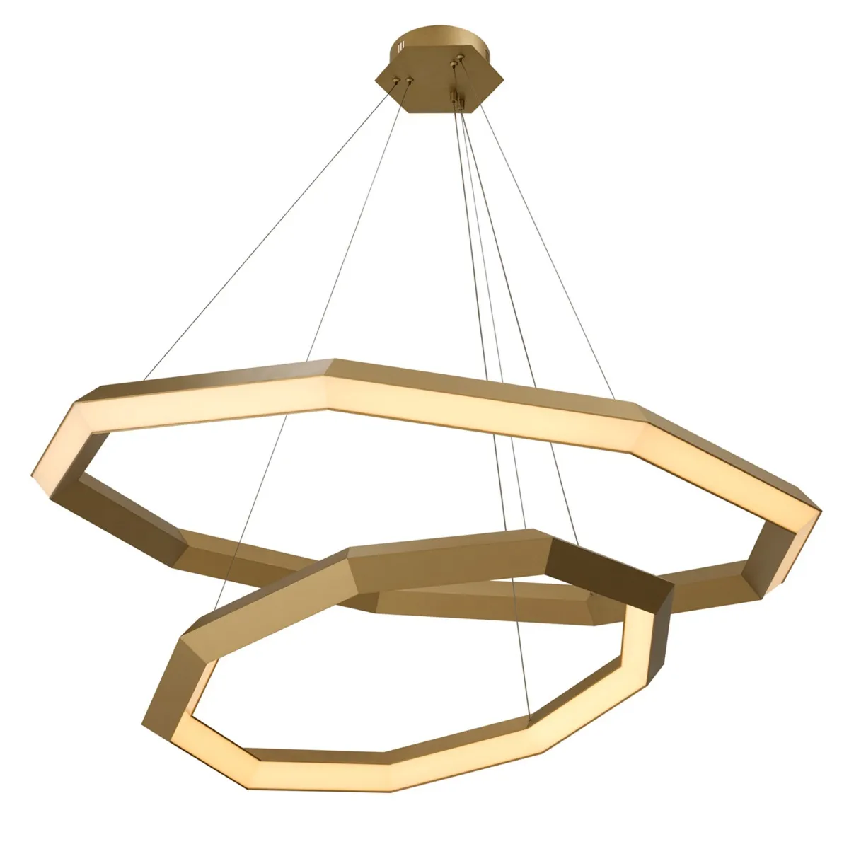 Eichholtz Helvetia Chandelier Antique Brass Finish Metal | Barker & Stonehouse 3