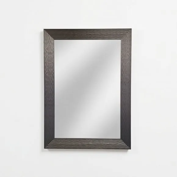 Yearn Wave Framed Bevelled Rectangle Wall Mirror 3