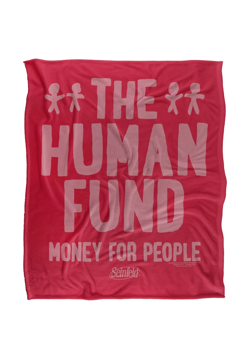 Warner Brothers Seinfeld The Money for People Silky Touch Super Soft Throw Blanket in White