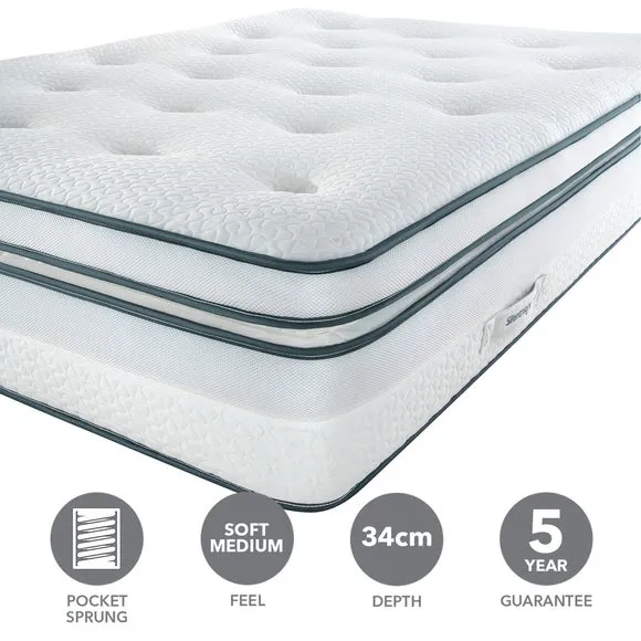 Silentnight Ultragel 2000 Pocket Boxtop Hybrid Mattress