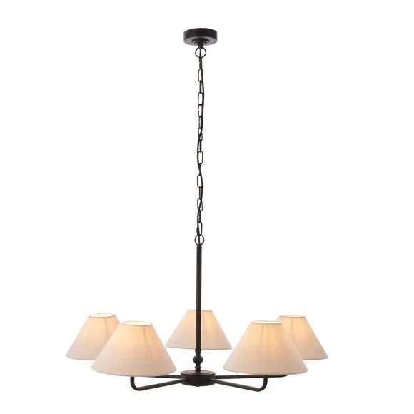 Vogue Leila 5 Light Plain Adjustable Chandelier 5