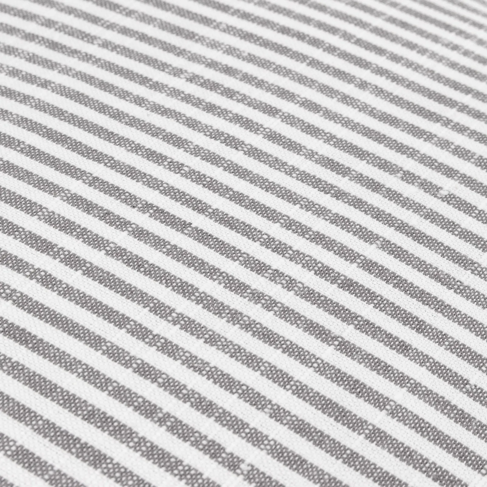 Yard Truro Stripe Reversible 100% Cotton Cushion in Grey 5