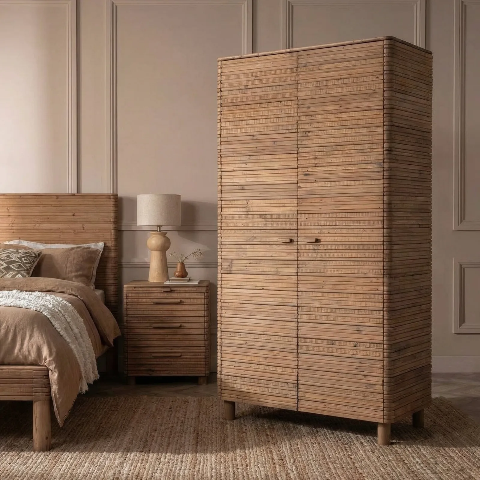 Tamia 2 Door Wardrobe, Wood | Barker & Stonehouse 2