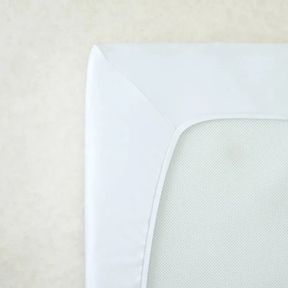 The Tiny Bed Company Premium Cotton Fitted Sheet to fit SnüzPod 3 & 5 - 80 x 44cm in White