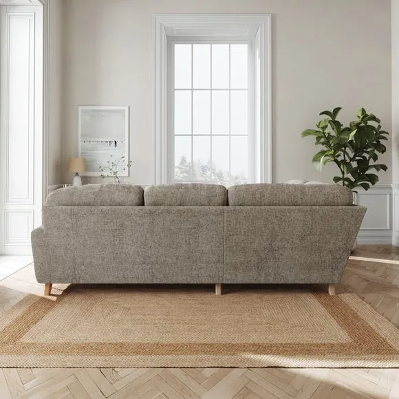 Martha Chunky Chenille Full Corner Sofa 3