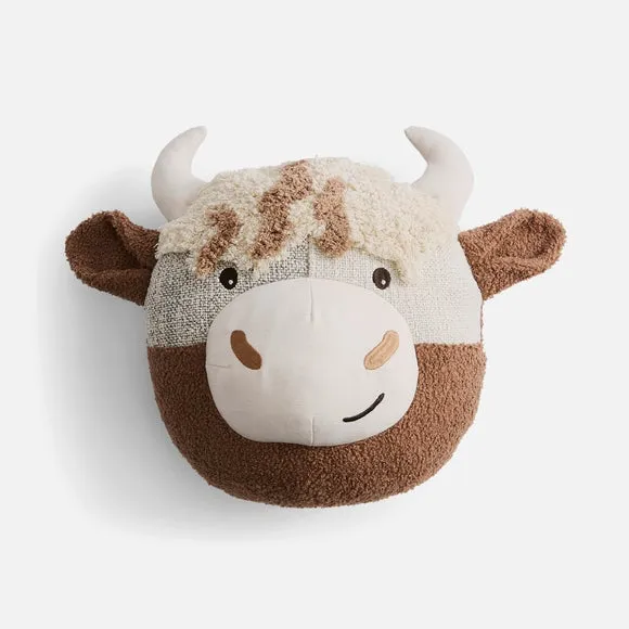 Highland Cow Head Cushion 3