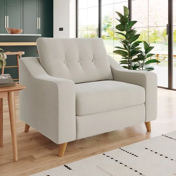 Baxter II Soft Texture Chenille Snuggle Chair