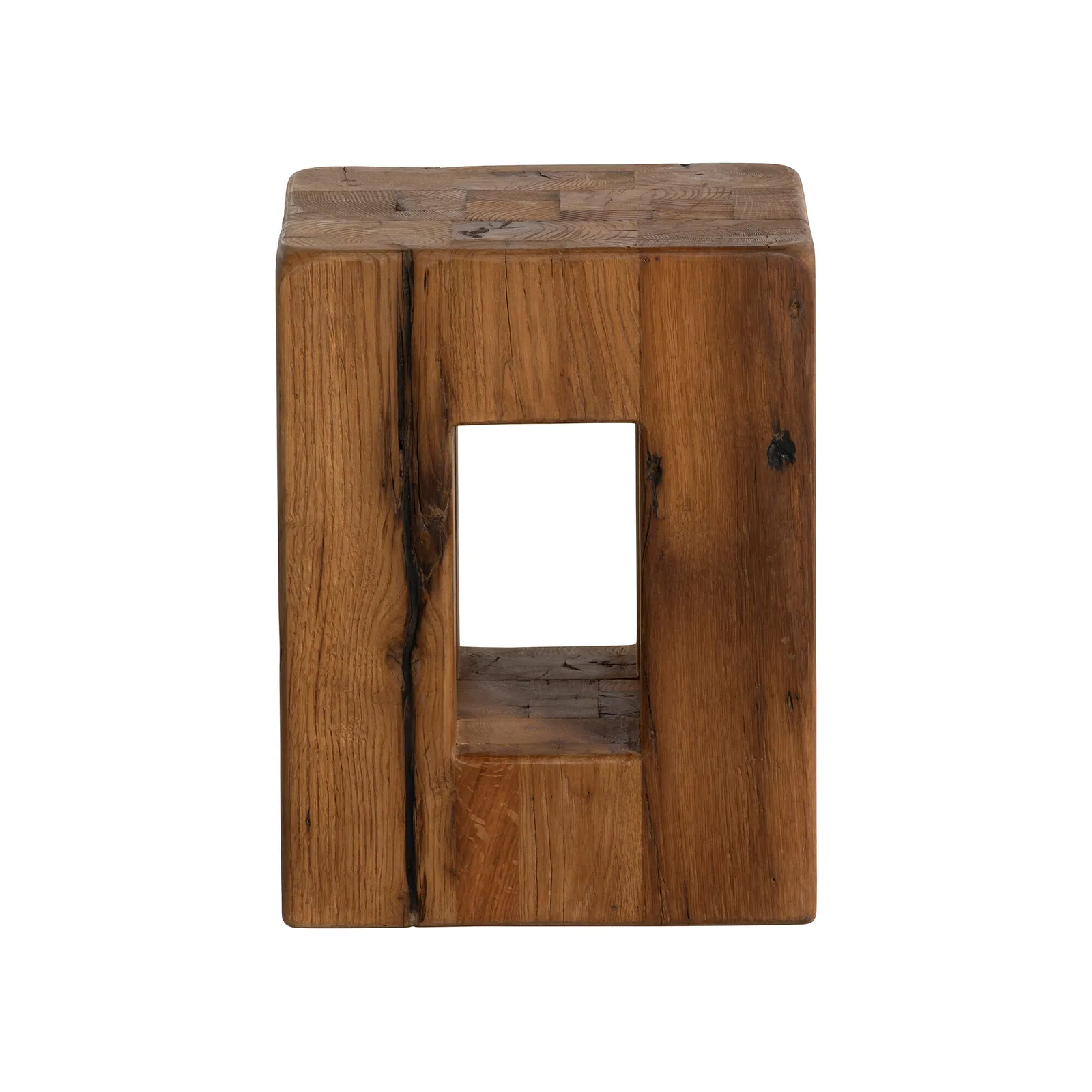 Strath Stool 35X35X45Cm, Brown Oak | Barker & Stonehouse 2