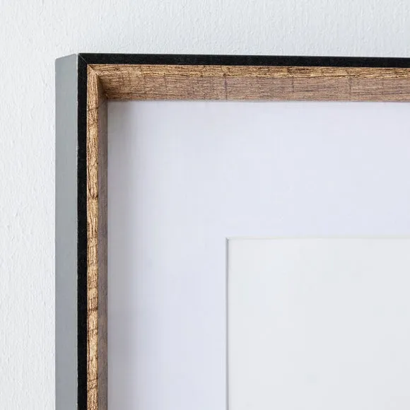 Fulton Natural and Black Photo Frame 2