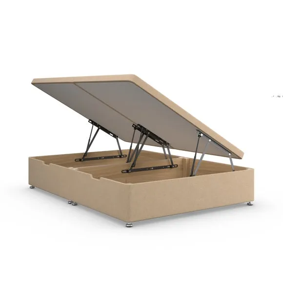 Luxury Side Ottoman Bed Frame, Tweed 5