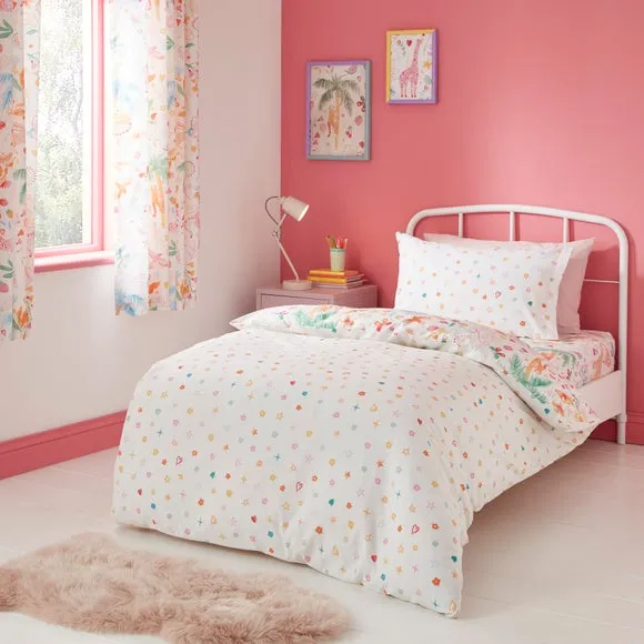 Set of 2 Jungle Fun Fitted Bed Sheets 5