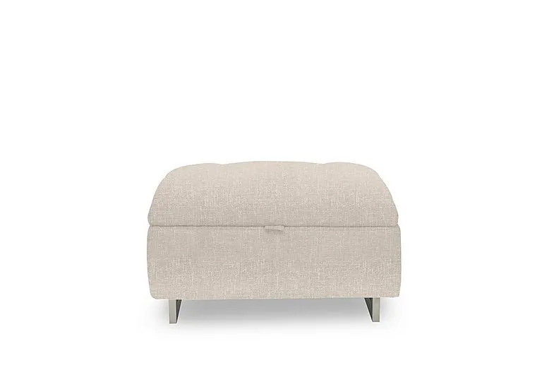 Moet Large Fabric Storage Footstool - Anivia Nature