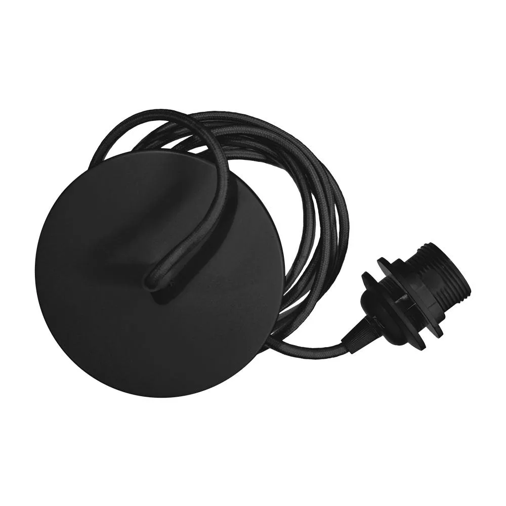 Umage Rosette Pendant Fitting Black 2