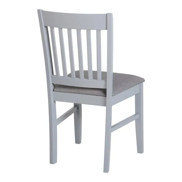 Oxford 4-6 Seater Oval Extendable Dining Table with 4 Chairs, Grey 6