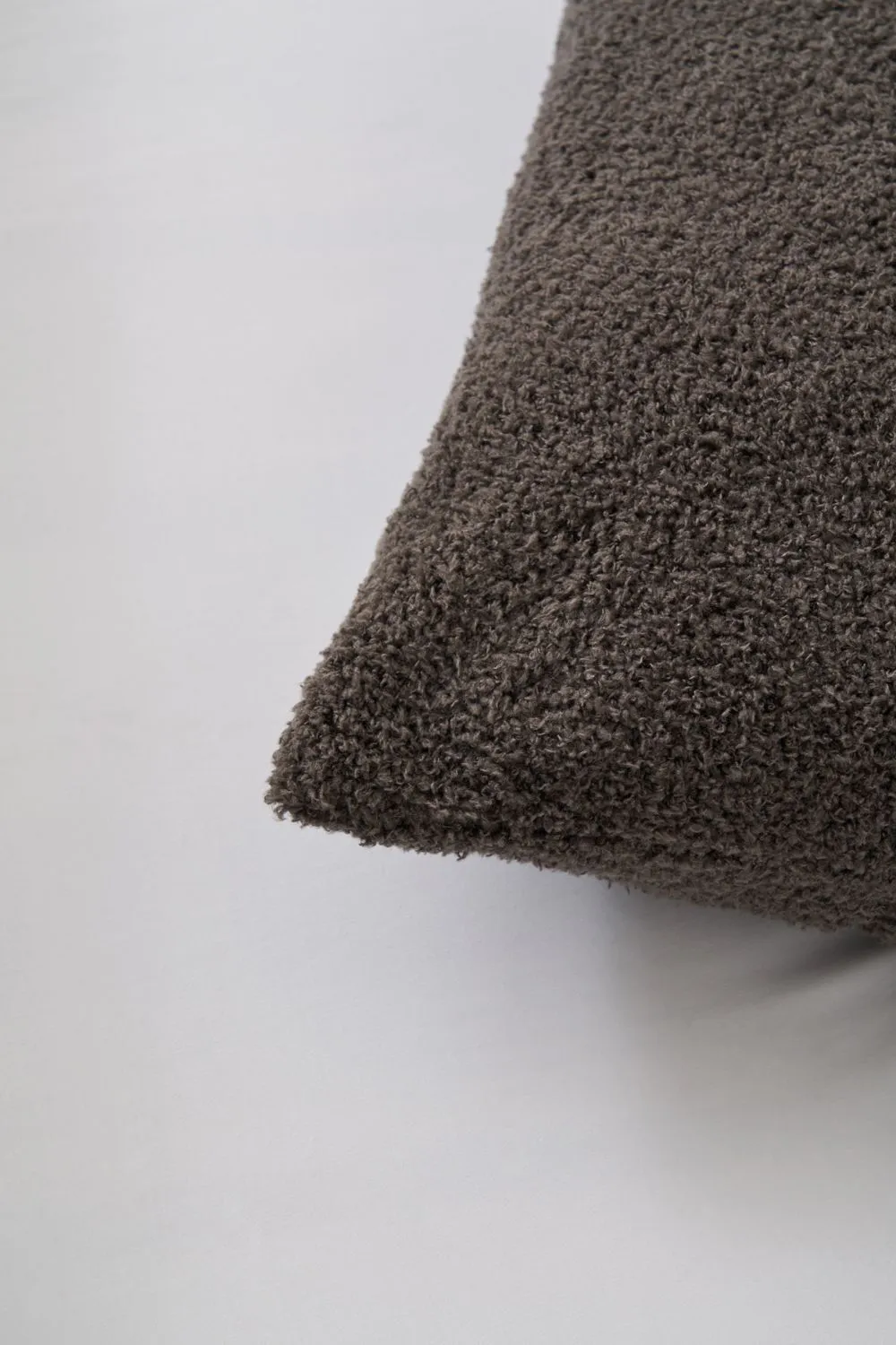 BHS Teddy Bear Fleece Cushion in Grey 2