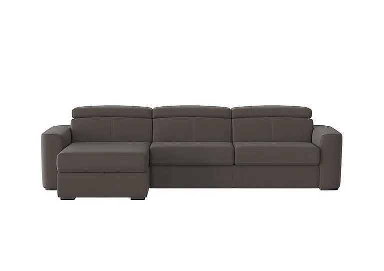 Infinity Fabric Left Hand Facing Corner Chaise Sofa with Storage - Dark Grey - Sofas and Armchairs - In Time for Christmas