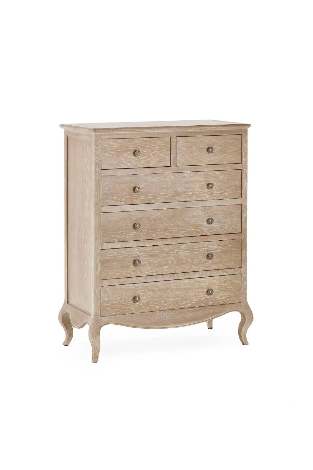 Julian Bowen Camille French Style 6 Drawer Chest (4+2) in Beige 3