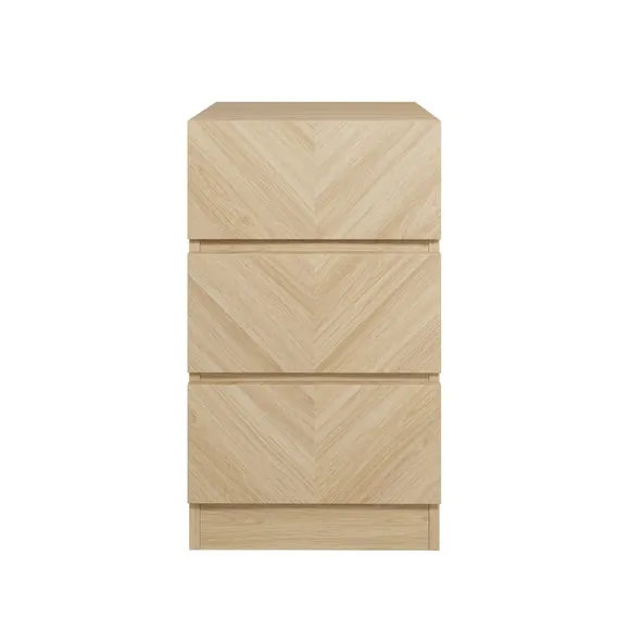 Taranto 3 Drawer Bedside Table 2