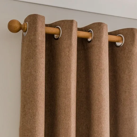 Luna Brushed Eyelet Curtains (Blackout Available) 1