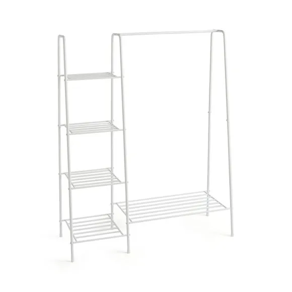 Multifunctional Metal Clothes Rail with Shelves 3