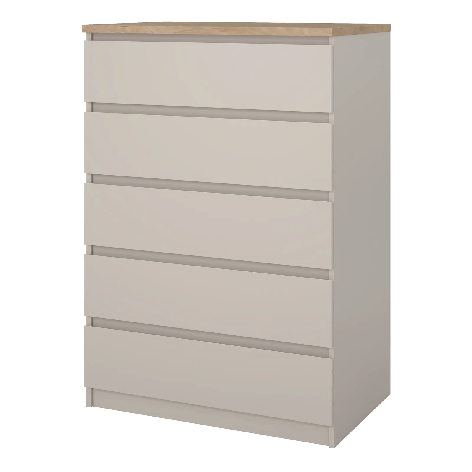 Furniture To Go Naia Chest of 5 Drawers in Beige 3