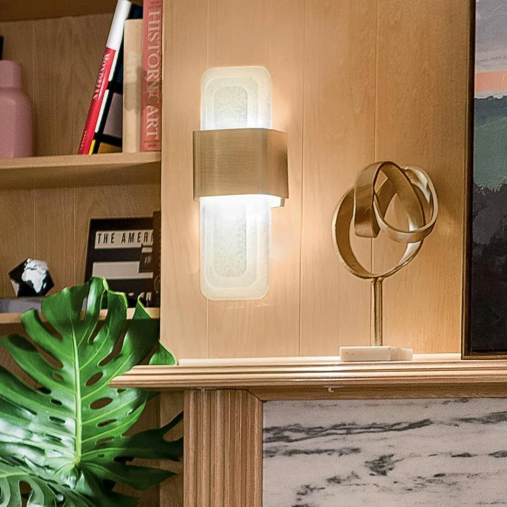 Netlighting Kichler Serene LED Wall Lamp Brass 3000K in Gold 3