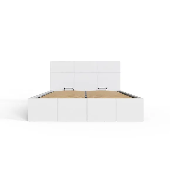 Side Lift Ottoman Bed, Faux Leather 5