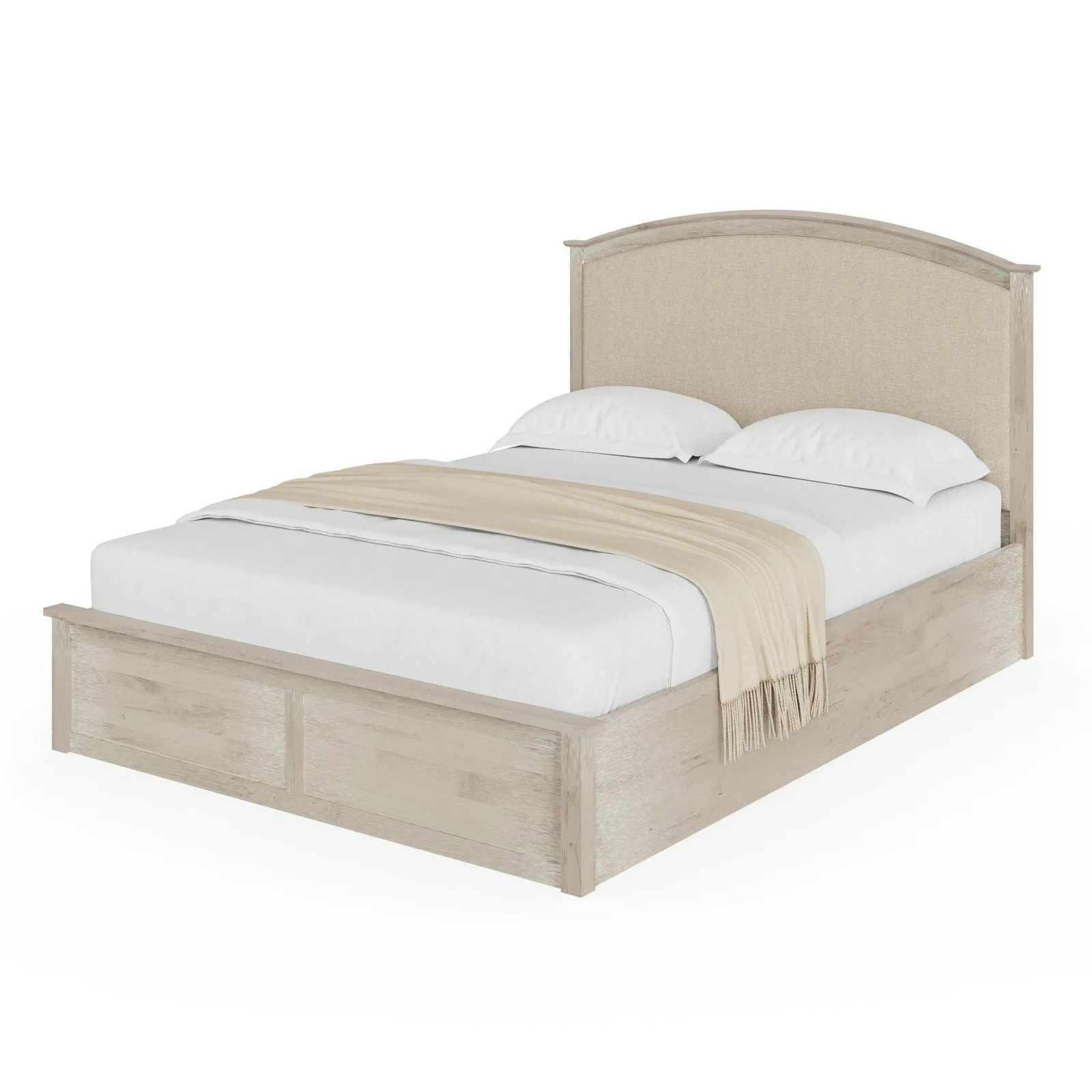 GFW Madrid Ottoman Bed in Light Oak 2
