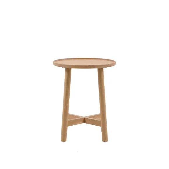 Kalia Side Table, Oak Effect 4