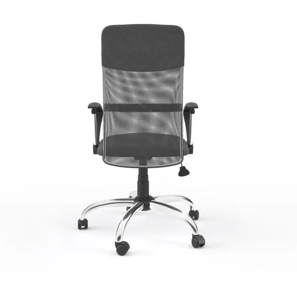 Orlando Office Chair Grey, Faux Leather 3