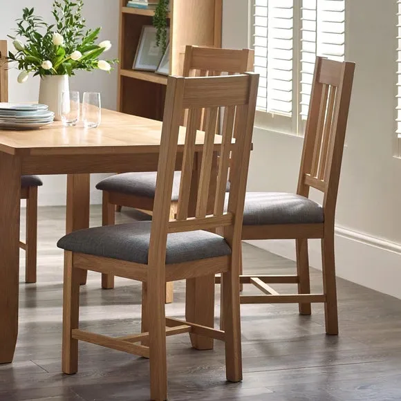 Mallory Set Of 2 Dining Chairs, Oak