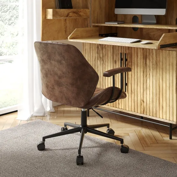 Clement Faux Leather Office Chair 2