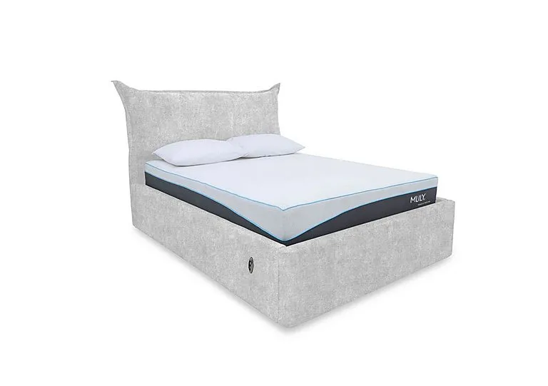 Celestial Electric Ottoman Bed Frame - Super King - Ciaga Silver