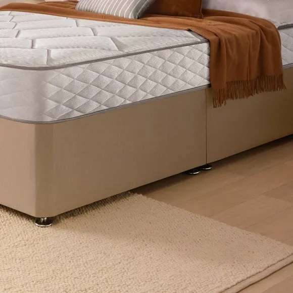 Silentnight Divan Set with Malvern Headboard and 800 Pocket Spring Memory Foam Mattress 4