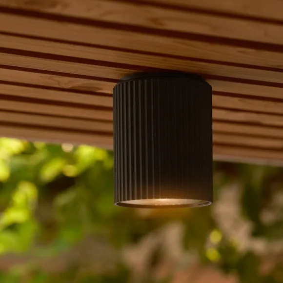 Nordlux Kyklop Ripple - Ceiling light - Black, Black