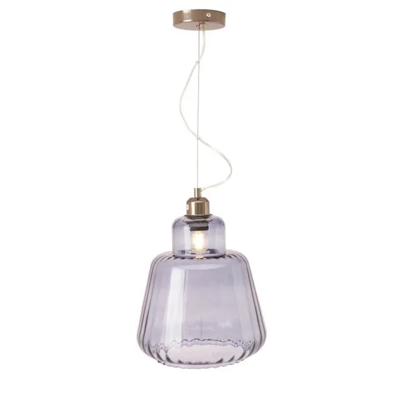 Porto Optic Glass Tapered Pendant Light 3