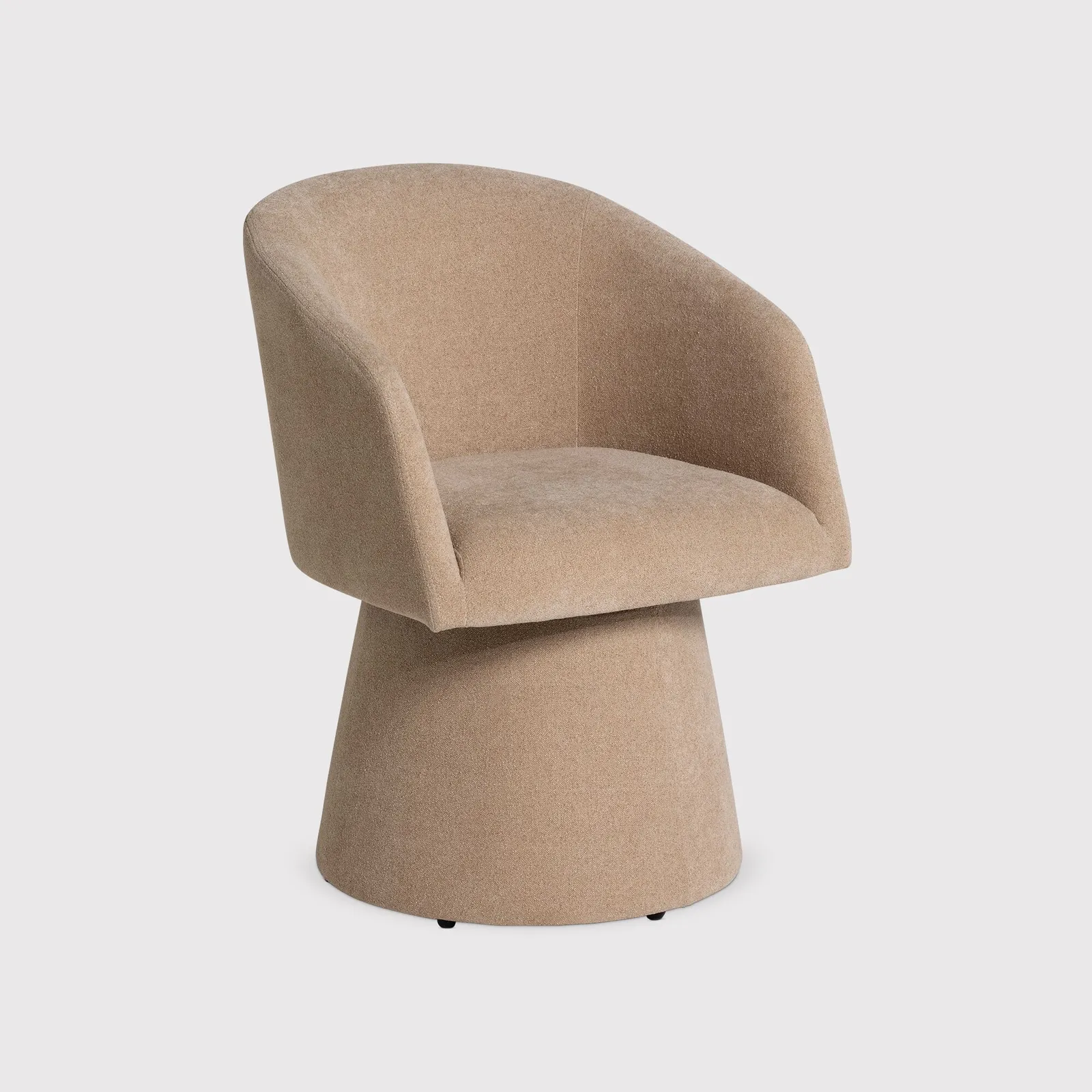 Carmen Swivel Armchair, Neutral Fabric | Barker & Stonehouse 2