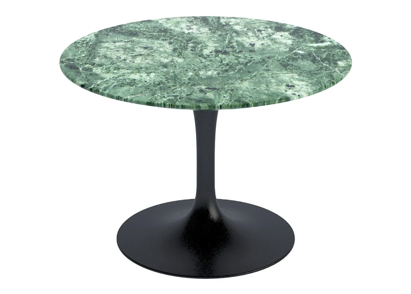 Knoll Saarinen Coffee Table with Black Base in Verdi Alpi 51cm