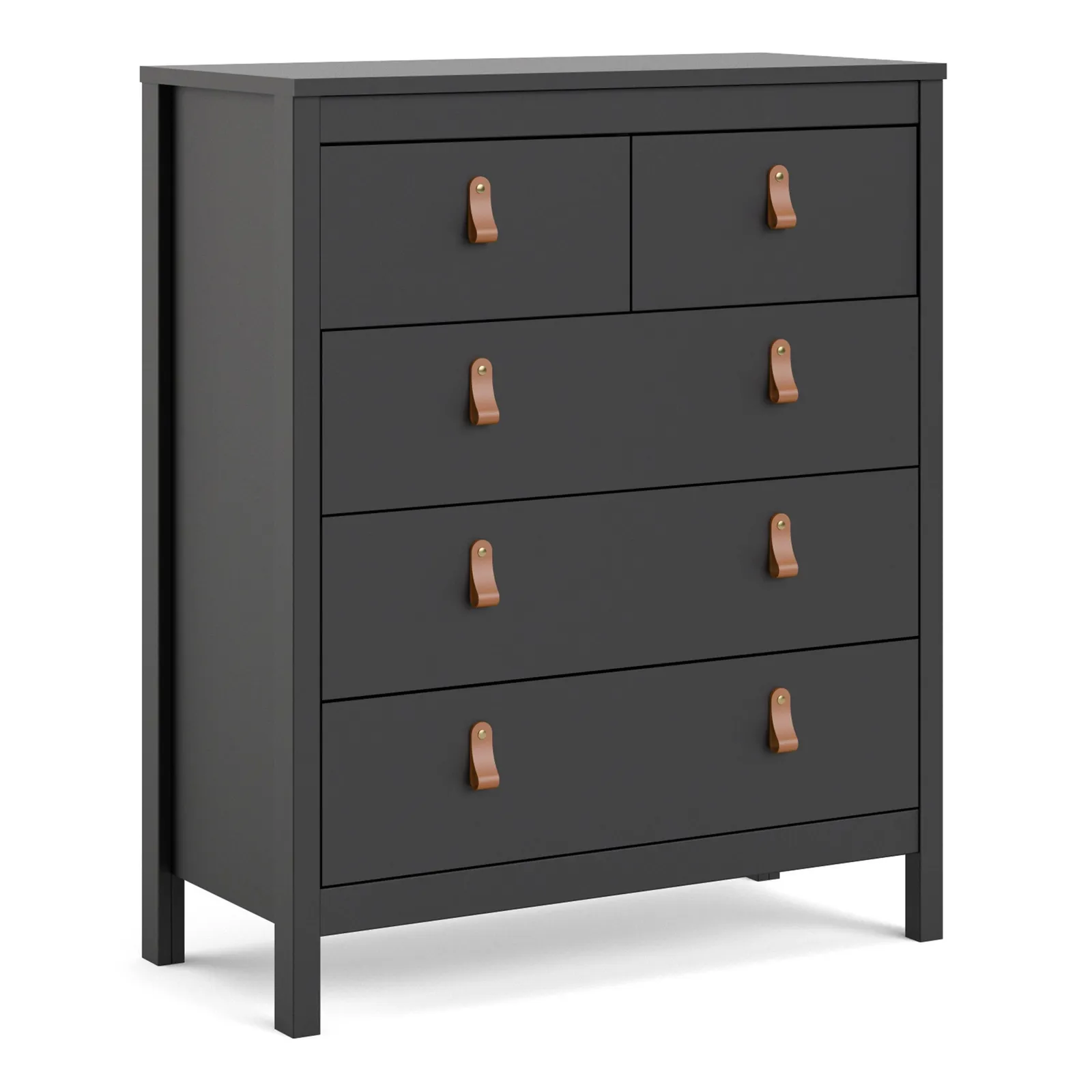 Furniture To Go Barcelona Chest 3+2 Drawers in Black