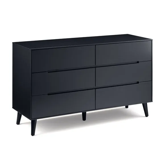 Cecil 6 Drawer Wide Chest, Anthracite