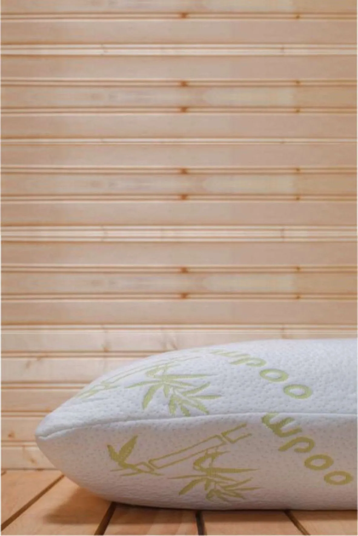 Ezysleep Medium Support Bamboo Memory Foam Single Pillow in White 2