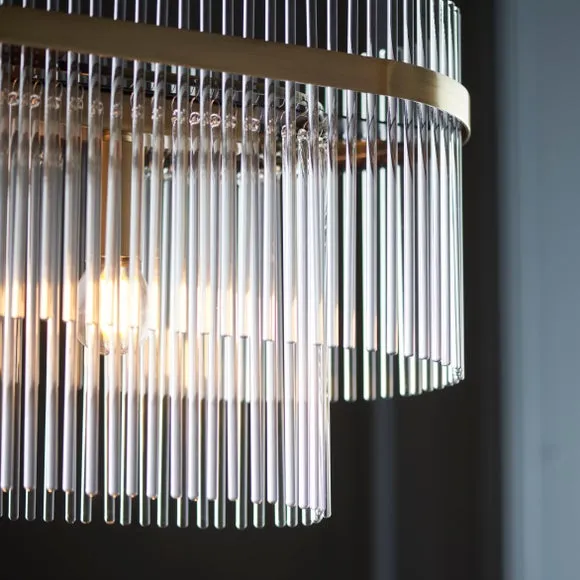 Vogue Langdon Art Deco 4 Light Adjustable Pendant Light 2
