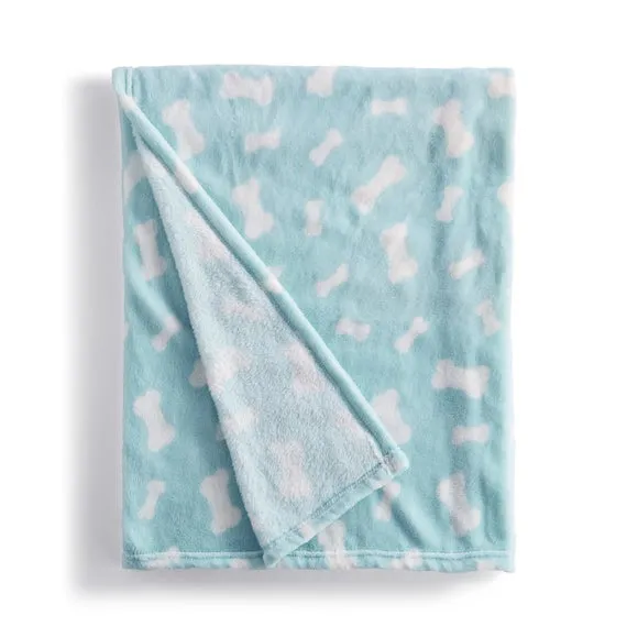 Bone Print Throw Blanket 130cm x 170cm 3